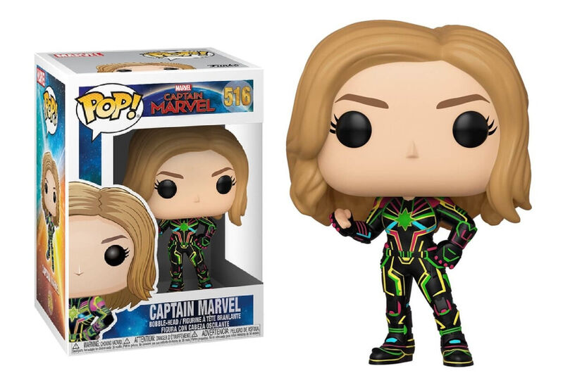 43964 FUNKO POP! Capitana Marvel - Figura Capitana con traje de neón