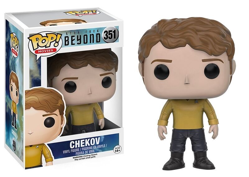 10490 funko pop! star trek beyond - figura chekov