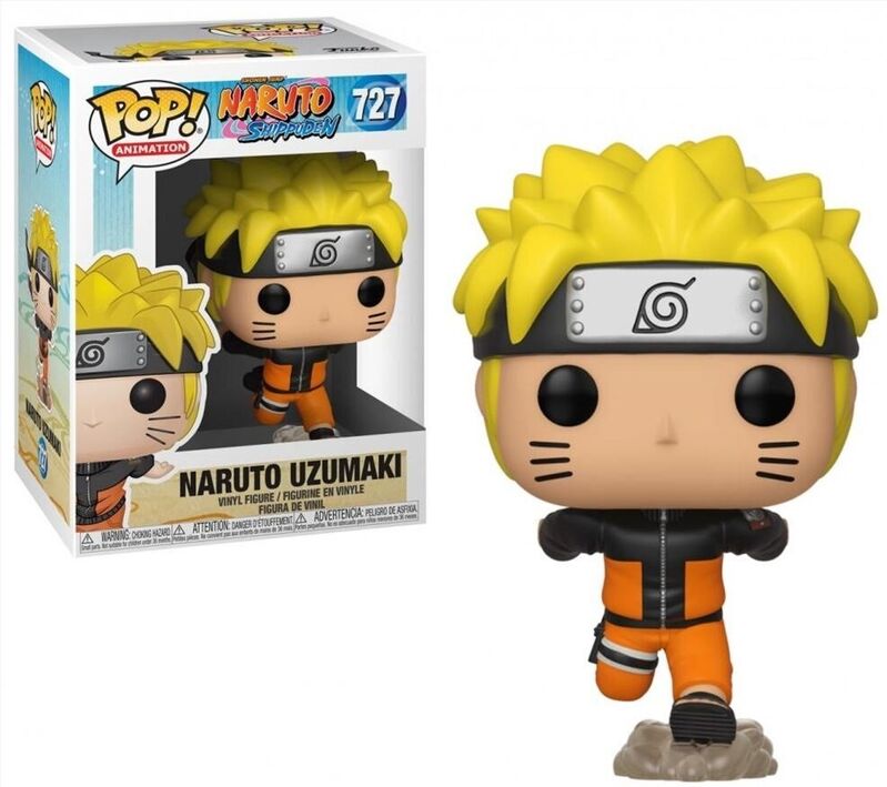 Funko pop! naruto shippuden - naruto uzumaki corriendo