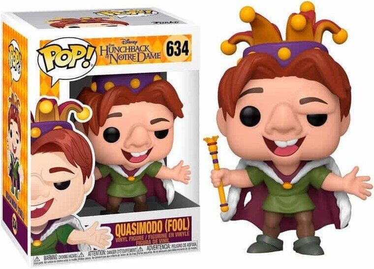 Funko pop! disney: el jorobado de notre dame - quasimodo (bufón)