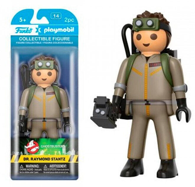 Funko & playmobil los cazafantasmas - raymond stanz