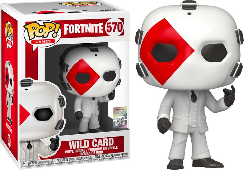 44733 funko pop! fortnite s3 - figura wild card (diamond)