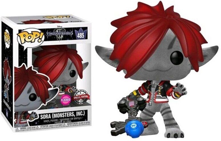 36225 funko pop! kingdom hearts 3 - sora (monstruos s.a.) flocked - exclusivo
