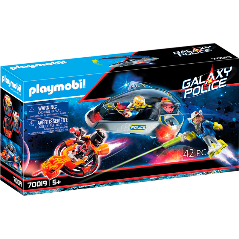 Playmobil  70019 planeador de la policía galáctica