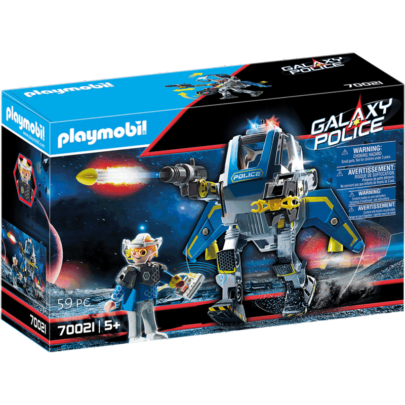 Playmobil - robot de la policía galáctica