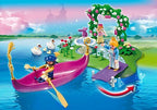 Playmobil - set compacto aniversario isla de la princesa + góndola romántica