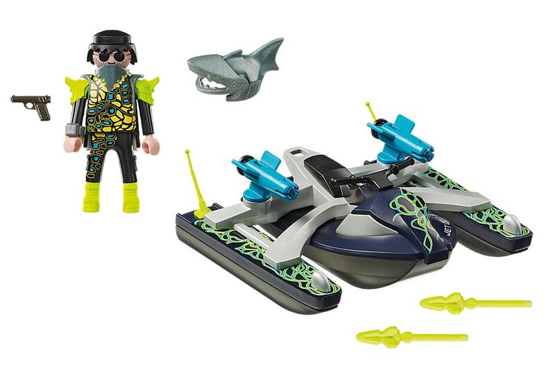 Playmobil 70007 team s.h.a.r.k. nave cohete