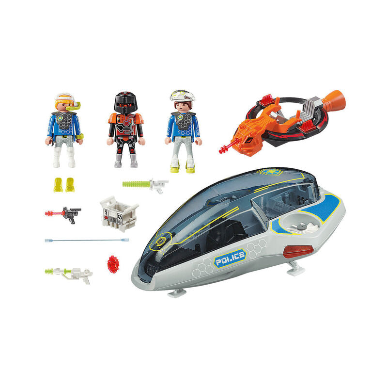 Playmobil  70019 planeador de la policía galáctica
