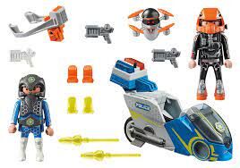 Playmobil  70020 moto dron de la policía galáctica