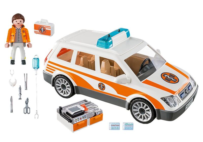 Playmobil 70050 coche de emergencias con luces y sonido