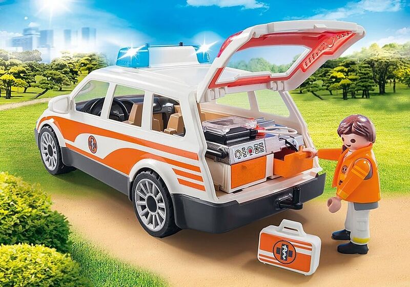 Playmobil 70050 coche de emergencias con luces y sonido