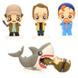 Set 4 figuras Pokis Tiburon
