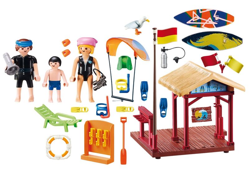Playmobil 70090 escuela de deportes acuáticos