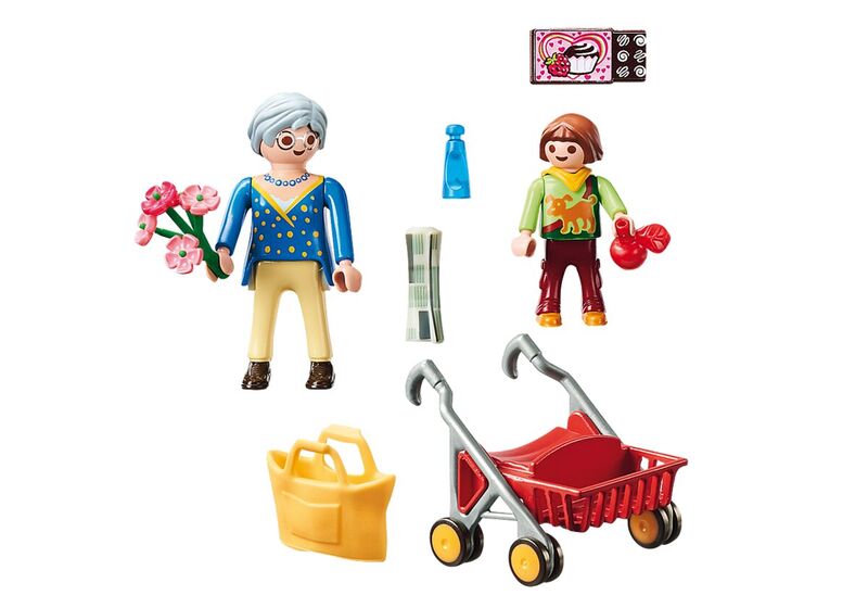 Playmobil  70194 abuela con nia
