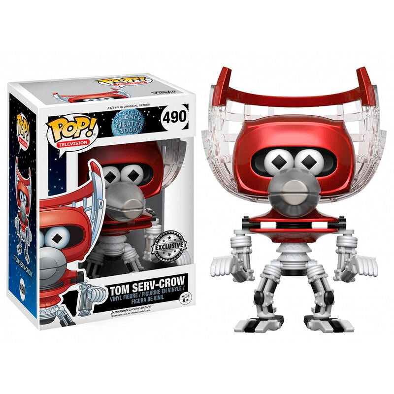 Funko pop! misterio en el espacio - figura tom serve-crow repintado - exclusivo