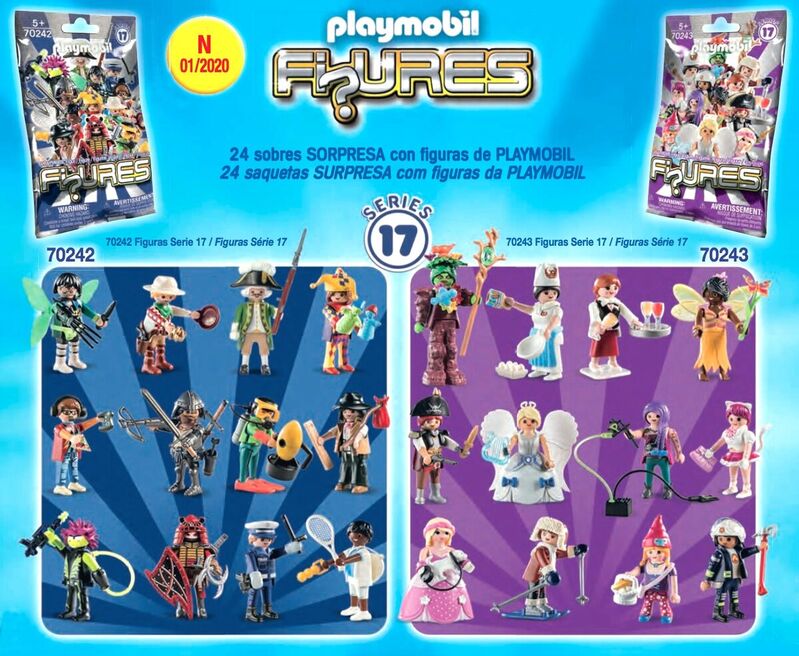 Playmobil 70242-12 sobre sorpresa serie 17 nios - tenista