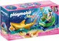 Playmobil 70097 magic sea king with shark carriage