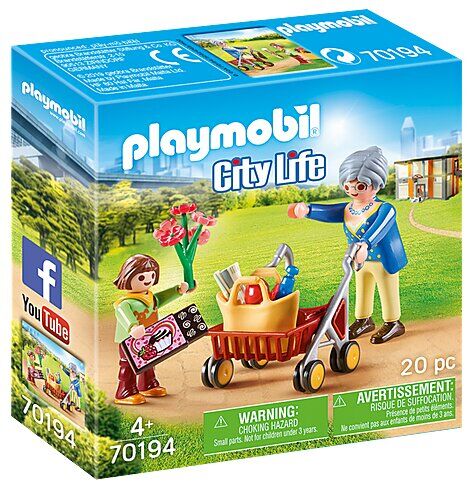 Playmobil  70194 abuela con nia