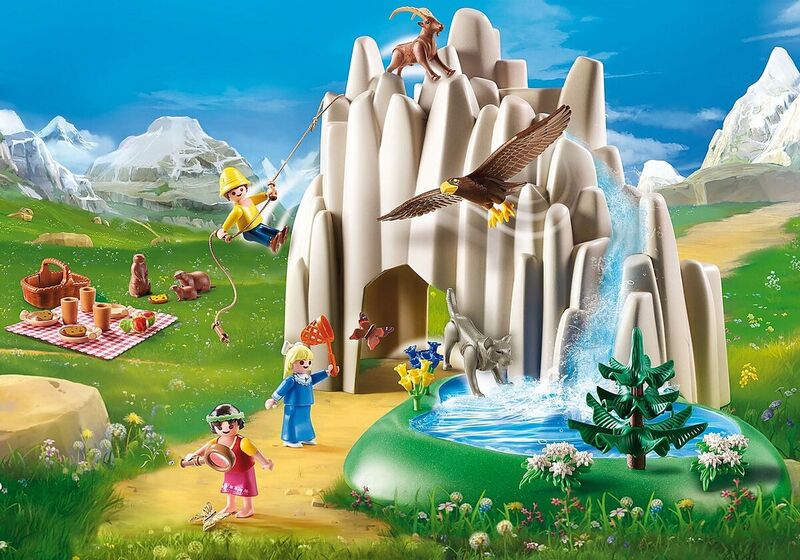 Playmobil - heidi: lago de cristal