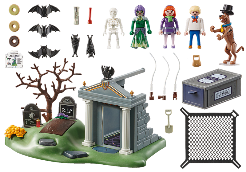 Playmobil 70362 scooby-doo! aventura en el cementerio