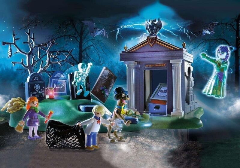 Playmobil 70362 scooby-doo! aventura en el cementerio