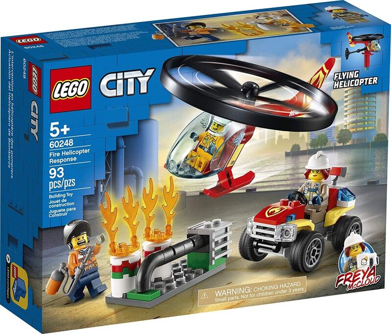 60248 Intervención del Helicóptero de Bomberos LEGO CITY