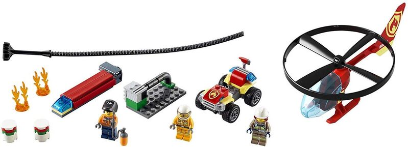 60248 Intervención del Helicóptero de Bomberos LEGO CITY