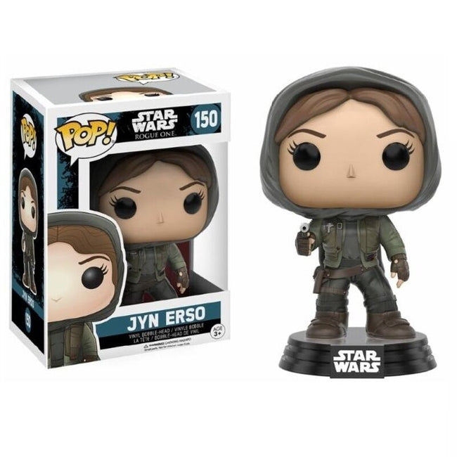 Funko pop! star wars rogue one - jyn erso con capucha Hover Image