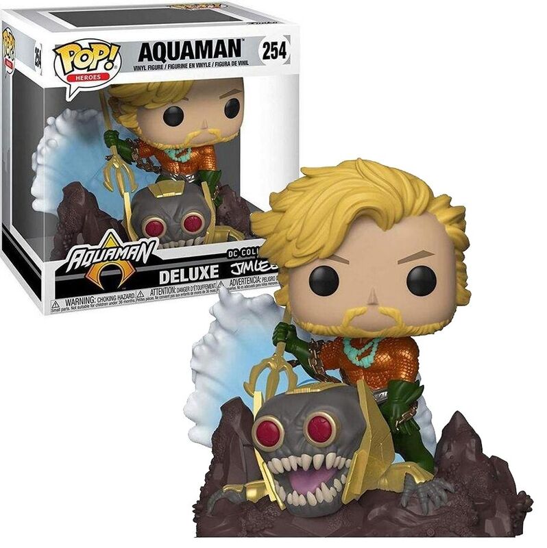Funko pop! aquaman - figura aquaman (deluxe) - exclusivo