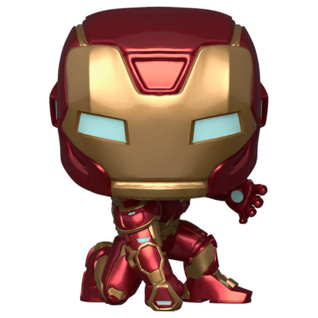 Figura Funko Pop Marvel Avengers Game Iron Man Stark Tech Su Hover Image
