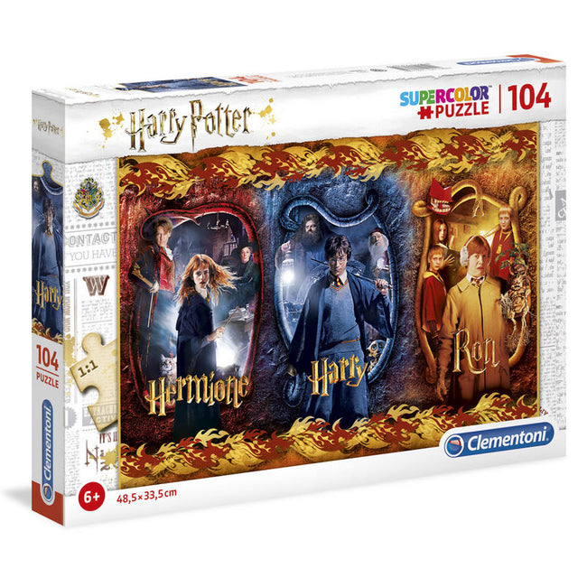 Puzzle Harry, Ron Y Hermione Harry Potter 104Pz Hover Image