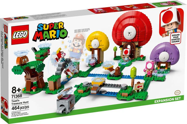 71368 set de expansión: caza del tesoro de toad lego super mario? Hover Image