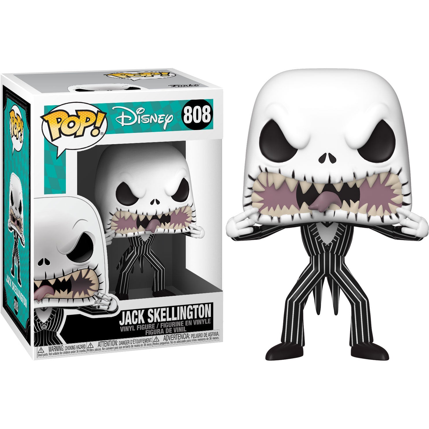 Pop Disney Pesadilla Antes De Navidad Jack Scary Face