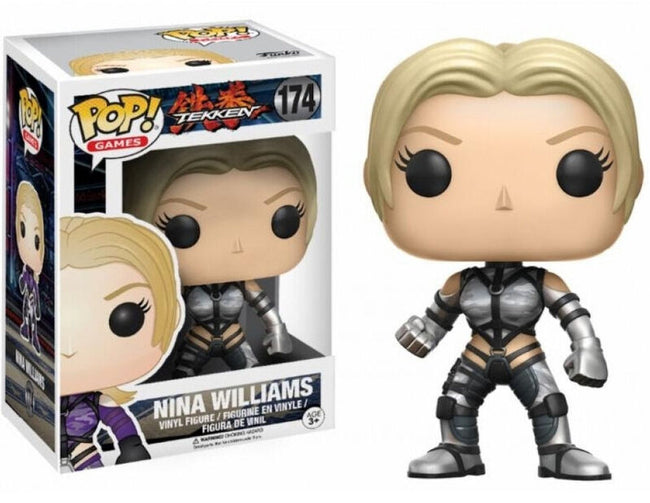 Tekken Pop! Games - Nina Williams con traje plateado Hover Image