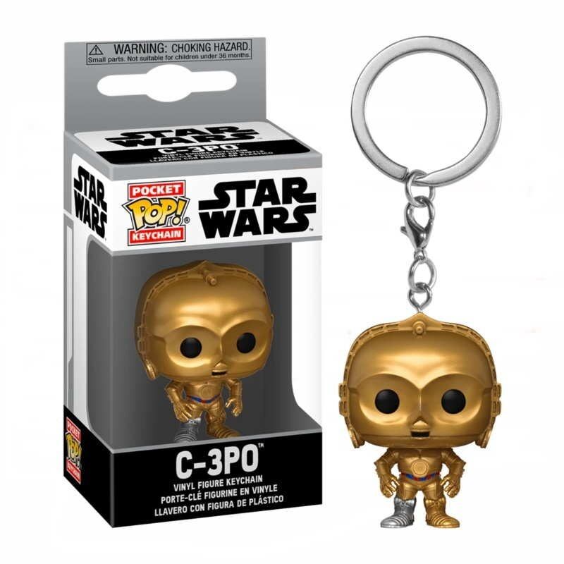 Funko pocket pop! keychain (llavero) star wars - c-3po