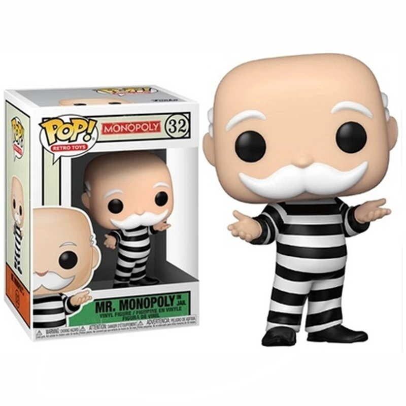 Funko pop! monopoly - mr. monopoly encarcelado