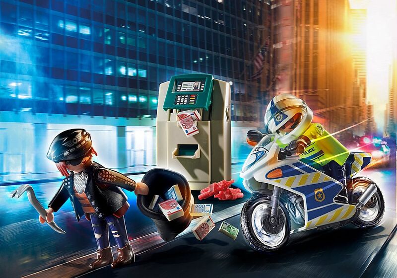 Playmobil 70572 moto de policía