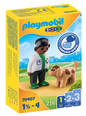 Playmobil  70407 1.2.3 veterinario con perro