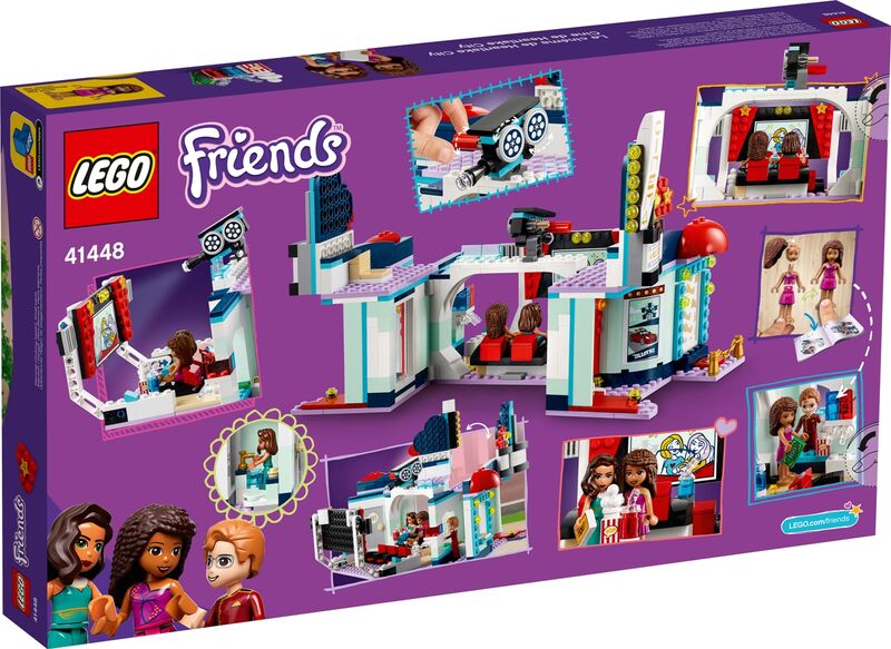41448 heartlake city movie theater lego friends