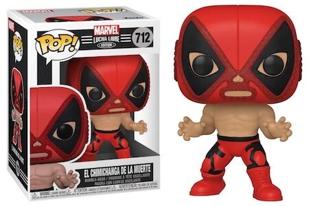53874 funko pop! marvel: lucha libre - deadpool