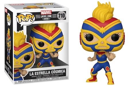 Funko pop! marvel: lucha libre - capitana marvel