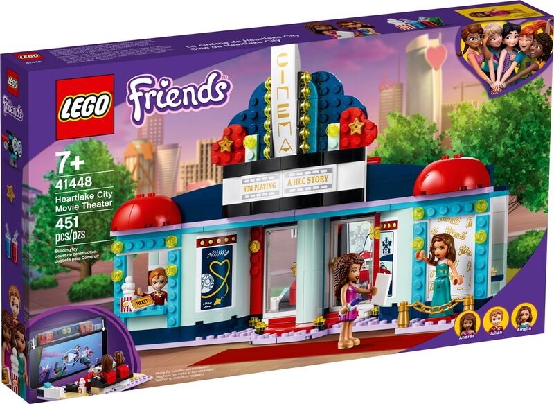 41448 heartlake city movie theater lego friends