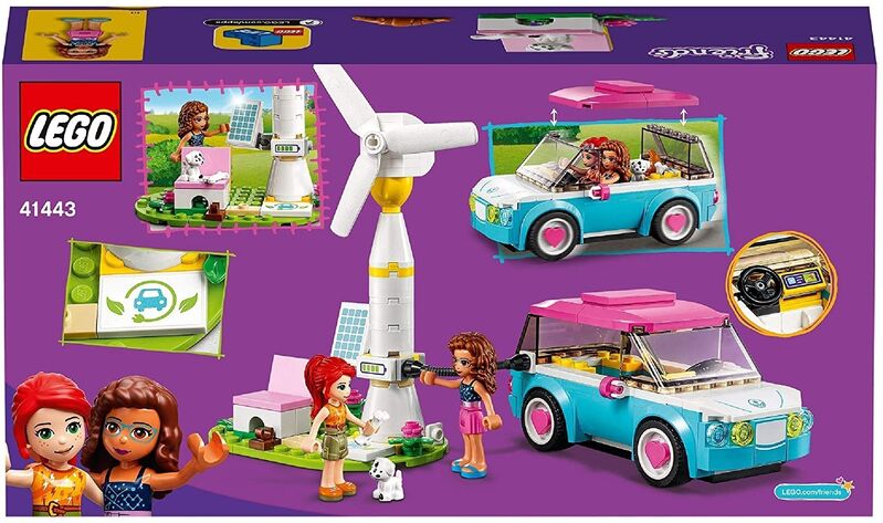 41443 coche eléctrico de olivia lego friends