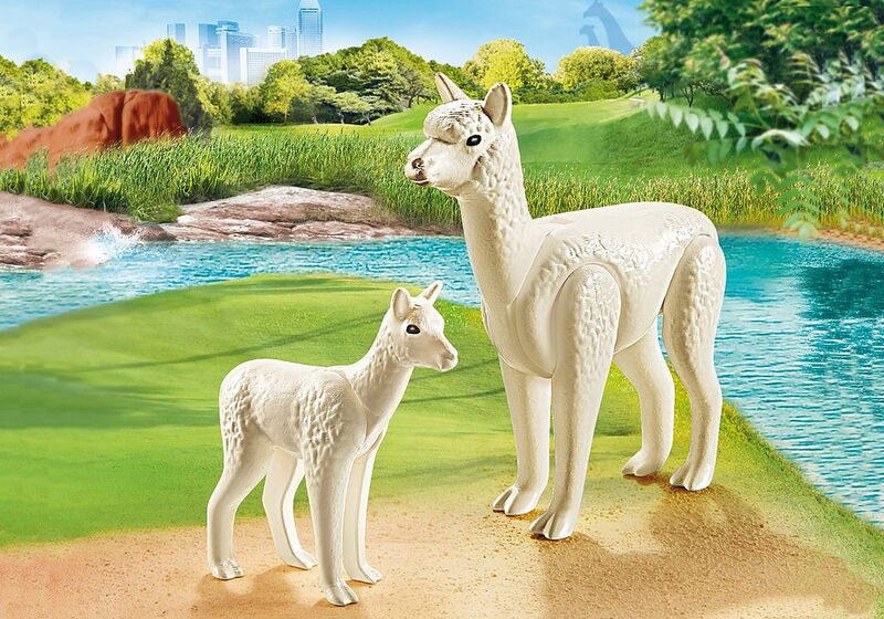 Playmobil - alpaca con bebé