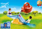 Playmobil 1.2.3 - balancín acuático con regadera