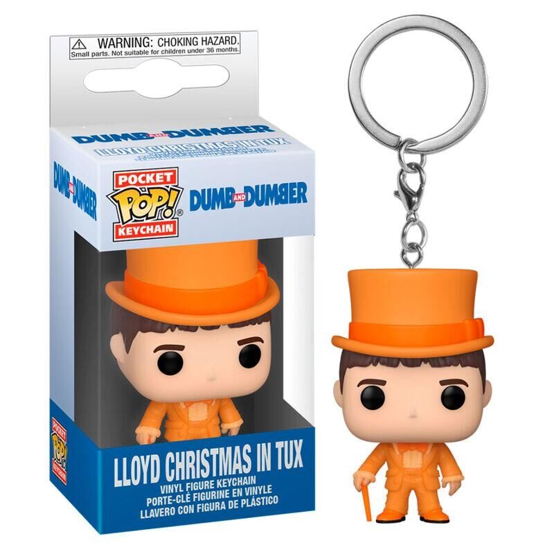 Pop! keychain dumb & dumber - lloyd c. en esmoquin