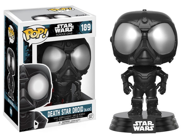 Funko pop! star wars rogue one - droide negro de la estrella de la muerte Hover Image