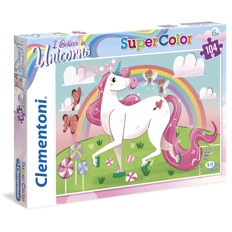 Puzzle Unicornios 104Pzs