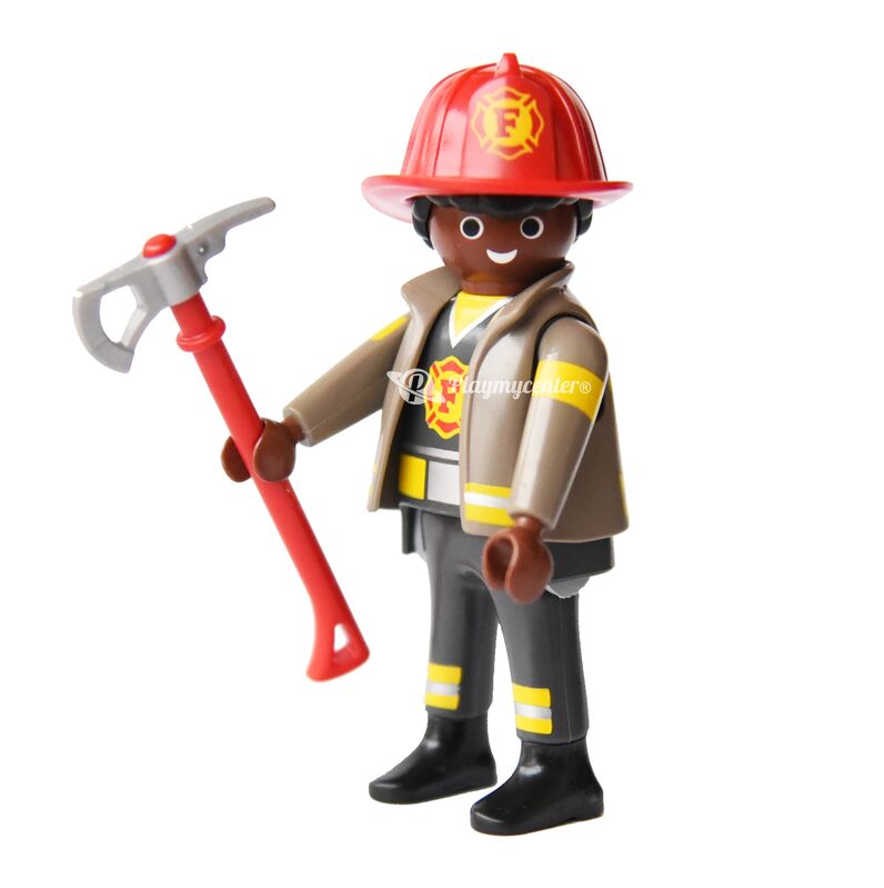 Playmobil 70565-6 sobre sorpresa serie 19 nios - bombero con hacha