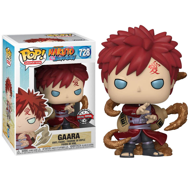 Figura Funko Pop Naruto Gaara Metallic Exclusive Hover Image